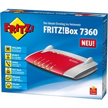 독일에 적합한 AVM FRITZ!Box 7360 WiFi 라우터(VDSL/ADSL WiFi N 300Mbit/s DECT 베이스 미디어 서버) -13504, 독일에 적합