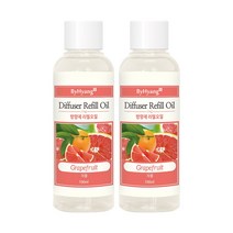 바이향 디퓨저 리필 오일 2p, 100ml, 자몽