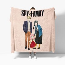 이스턴킹 칼킹 라지킹 빅사이즈침구 SPY×FAMILY 담요 부드러운 플란넬 통기성 울트라 따뜻한 침구 및