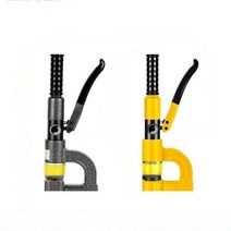 휴대용 유압프레스 펀칭기 탁상용 타공기 압착기계, 휴대용분할형+펌프+금형4개