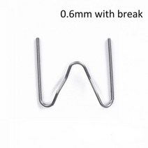 100/500PCS 웨이브 수리 스테이플 플라스틱 용접기에 대 한 자동차 도구 06mm & 08mm 표준 Pre Cut 용접 기계, 100PCS, V Type