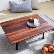 수오 모들 천연도료 원목 접이식 테이블 좌탁 소파테이블 600 800 1200 (MO_F_op), 멀바우 600 접이식 테이블 (MO_FB60)