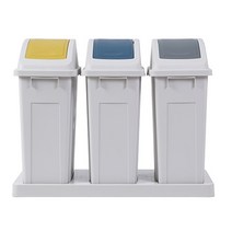 창신리빙 대용량분리수거함3칸, 단품