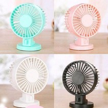 심플한 디자인 편리한 미니 서큘레이터 탁상용 선풍기, 정컴퍼니 본상품선택, 정컴퍼니 더블 블랙