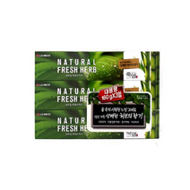 LG생활건강 죽염 네추럴 후레쉬 허브 치약 160g