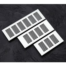 그릴 덕트 커버 냉각 방수 캡 환기 50/80mm 와이드 벤트 천공 시트 알루미늄 합금 에어 웹 플레이트 환기, 02 Width 80mm_04 length 200mm
