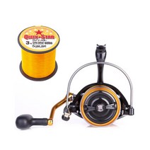 금양 메가캐스트 5000번 6000번 + 선라인 퀸스타 원줄포함 원투낚시용 대구경 스피닝릴, 메가캐스트 5000+퀸스타 6호줄 포함