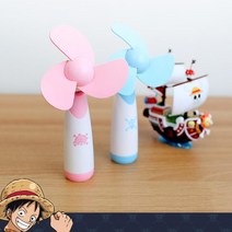 초등등하교 원피스캐릭터 휴대용 강력한 미니선풍기 초등학생 사은품 회사기념품 학생, 루피블루