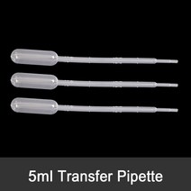 일회용 스포이드 5ml 500개(pk) 드로퍼 분주기 파스퇴르피펫 파이펫 Transfer pipette, 500개