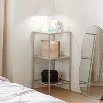 핀란디아 핀스틸 3단 코너형 선반 협탁 모듈가구 투톤, 스카이