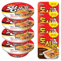 팔도 왕뚜껑X4개+도시락X4개, 8개