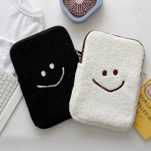 제이데이즈 스마일 아이패드 파우치 11인치, 밝은 화이트