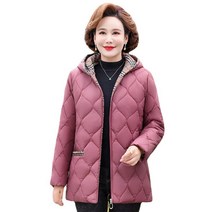엄마 중년 여성 패딩 코트 점퍼 옷 아줌마 마담 선물 경량 빅사이즈 겨울