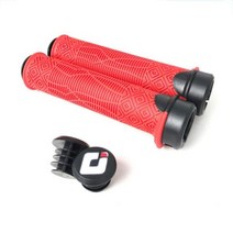 ODI 자전거 그립 실리콘 핸들 바 부드러운 산악 미끄럼방지 잠금 가능 MTB 커프스, ODI Model4-Red