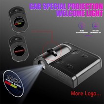 무드등 라이트 앰비언트 3D 자동차 무선 도어 장식 Led HD 프로젝터 램프 미이 이비자 6l 6j 레온 Mk2 아로나 알함브라 큐프라 fr용 145608, 1Pcs with logo _For Toyota