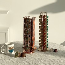 제이스틴 네스프레소 돌체구스토 커피 캡슐 보관함 거치대 디스펜서 홀더 케이스 캡슐통 정리함 트레이 보관대 네스카페 네쏘, 돌체 24구 실버, 1개