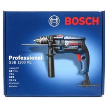 보쉬 650 W 유선해머드릴 무케이스 GSB1300RE, 1개