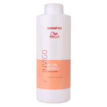(정식수입) 웰라 인비고 뉴트리 엔리치 딥 너리싱 샴푸 1000ml 손상모발에 영양공급, 샴푸 펌프O
