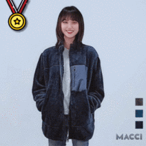 MACCI 남녀공용 뽀글이 양털 후리스 플리스 보아털 집업 자켓 빅사이즈 겨울 작업복 점퍼 상의