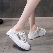 슈천지 여성 운동화 블로퍼 운동화 슬리퍼 4Cm