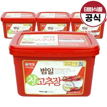 범일 찰 고추장, 3kg, 4개