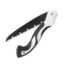 GHSHOP 강철 접는 톱 SK5 나뭇가지 목공 캠핑을 위한 직업적인 소형 손 톱, 검정 흰색