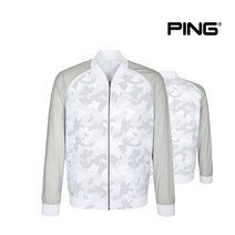 핑골프남성 메쉬 배색 바람막이 점퍼 P111A1JP205_GY, 95, GY