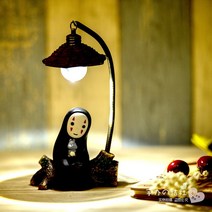 실내 무드등 아기자기 인테리어 소품 캐릭터 피규어 미니어처 무드등 장식 토토로 원피스, 초가집풍경+선물봉투