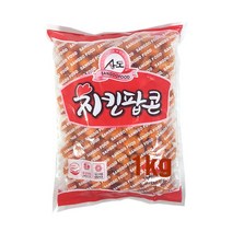 중문푸드 아이들이 좋아하는 치킨팝콘 엄마아빠 술안주도 팝콘치킨 1kg 야식 간식 캠핑요리 도시락 저녁반찬 추천, 2개