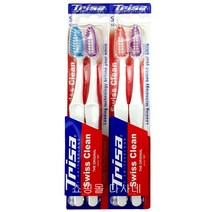 트리사 칫솔 스위스 크린 2개. 수입칫솔, 1개, 2개