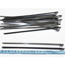 1000x7.9mm 스테인레스 스틸 케이블 타이 자동 잠금 1100개, 한개옵션1, 한개옵션0