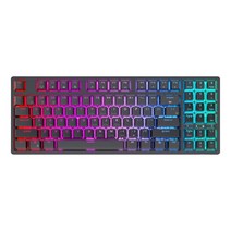 키보드 레이저 무접점 무선 razer KLUDGE RK92 RGB 기계식 키보드 트라이 모드 BT5.0/2.4G/USB-C 92 키 핫, 브라운 스위치, 한개옵션2, 02 브라운 스위치