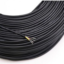 네트워킹 도구 툴 렌카드 네트워크 아답터 랜포트 2510M 28AWG UL2464 피복 와이어 케이블 채널 오디오 라인 2 3 4 5 6 7 8 9 10 코어 절연 구리 신호 제, 없음, Blacke+10 Meters+4 Cores