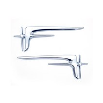 카포카 벤츠 토템 엠블럼 스티커 튜닝 뱃지 (2개1세트), 2개, 실버