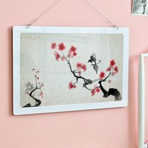 기타 바보사랑[꾸밈]행잉액자_사군자(사각가로대형), 타입4.대나무