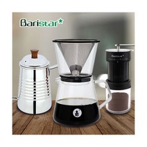 바리스타 핸드드립3종/BDG1+BM3+BKW2/커피그라인더+드립세트+드립주전자