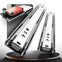 3단서랍장 언더레일 가구레일 교체 댐핑 볼 공장 가정용, 650mm개, 잠금 없음