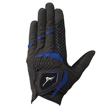 MIZUNO(미즈노) 골프 글로브 더블 그립 쇼트 타입 왼쪽용 3가지컬러, 블랙×블루