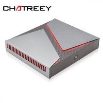 Chatreey미니 PC 게이머 인텔 i9 i7 i5 8 코어 Nvidia GTX1650 4G 그래픽 윈도우즈 10 리눅스 게임용 데스크탑 컴퓨터 SSD, 해외공급사, i9 10885H GTX1650 Ti + EU, NO RAM NO storage