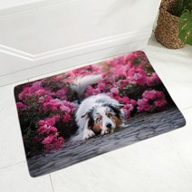 게르마늄매트 전자파없는 전기 온열매트 호주 양치기 개 동물 플란넬 카펫 바닥 매트 복도 침실 애완견 장, 01 2_01 40 센치메터 x 60 센치메터