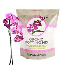 All Natural Orchid Potting Mix 4qts. by Perfect Plants | Hand Mixed in Small Batches | Great for Pha, 1