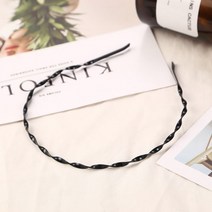 철사 머리띠 와이어 헤어밴드 스프링 남자 세수 세안