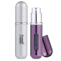 보니코니 향수공병 휴대용 리필 용기 5ml 2개 (혼합), 실버, 라벤더퍼플