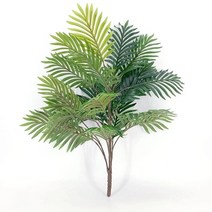 인조 야자수 나뭇잎 인테리어 조화용품 나무 화분 장식 실내용 야외용 조화용품, 70cm