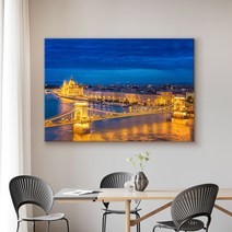 더 아트 컴퍼니 세계여행 도시풍경 사진 인테리어 그림액자 50종, 5. 나이트 부다페스트