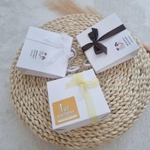 결혼식 돌잔치 꿀스틱 답례품, 브라운, 15포 손잡이상자