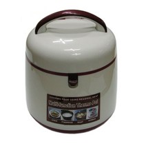 써모 보온 찬합 2.5L 3.5L 스텐 대형 피크닉 도시락 밥통 종류선택, 레드 2.5L, 1개