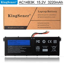 KingSener AC14B3K 노트북 배터리 Acer Aspire R5-571T R5-571TG S14 CB3-511 Swift 3 SF314-51 R 11 R3-131T S14