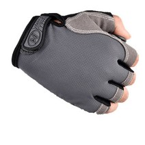 자전거 바이크장갑 사이클링 장갑 자전거 안티 슬립 충격 통기성 반 손가락 짧은 스포츠 남성 여성을위한, 03 Gray_01 M