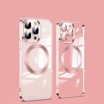 아이폰12미니맥세이프케이스 magsafe 럭셔리 투명 마그네틱 케이스 for iphone 13 12 11 pro max mini soft full protection cover